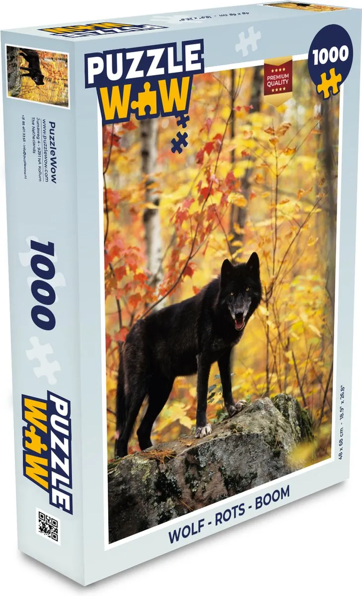 PuzzleWow Legpuzzel 1000 Stuks - Multicolor