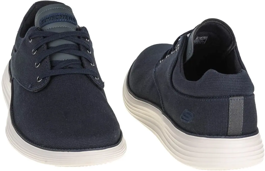 Skechers Status 2.0 Burbank Sneakers 42.5 - Marineblauw - afbeelding 5 van 5