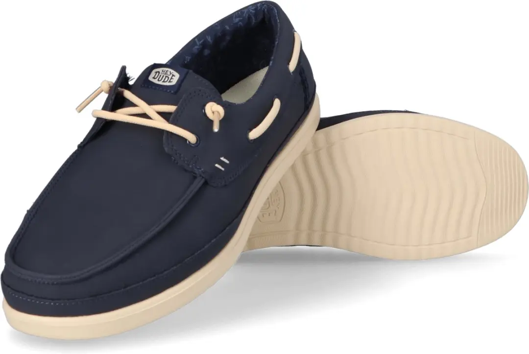 HEYDUDE Harbor Lo Classic Heren Loafers - Blauw - Maat 43 - afbeelding 6 van 6