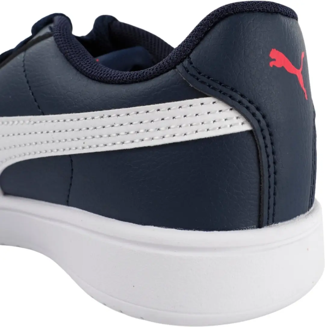 PUMA Rickie Classic JR Kinder Schoenen 37 - Navy/Wit/Rood - afbeelding 5 van 6