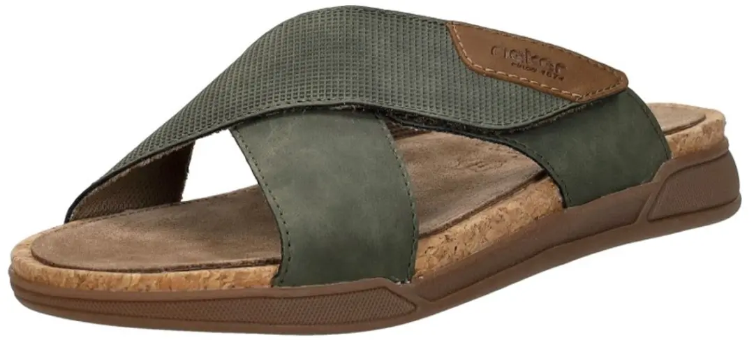 Rieker Slippers - Groen - Maat 46 - afbeelding 4 van 6