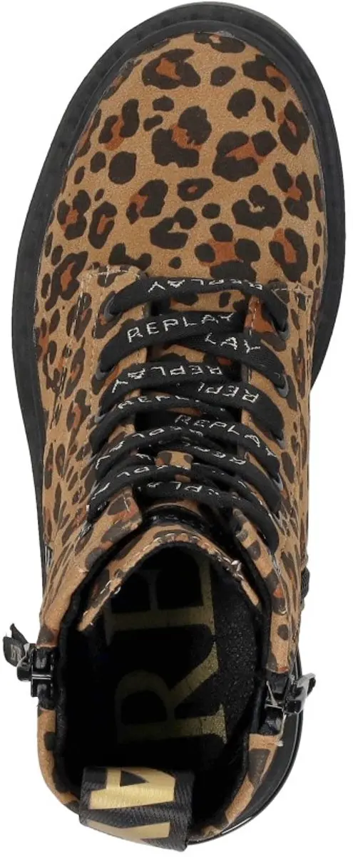Replay Joplin 16D Veterschoen - Beige - Maat 35 - afbeelding 4 van 6