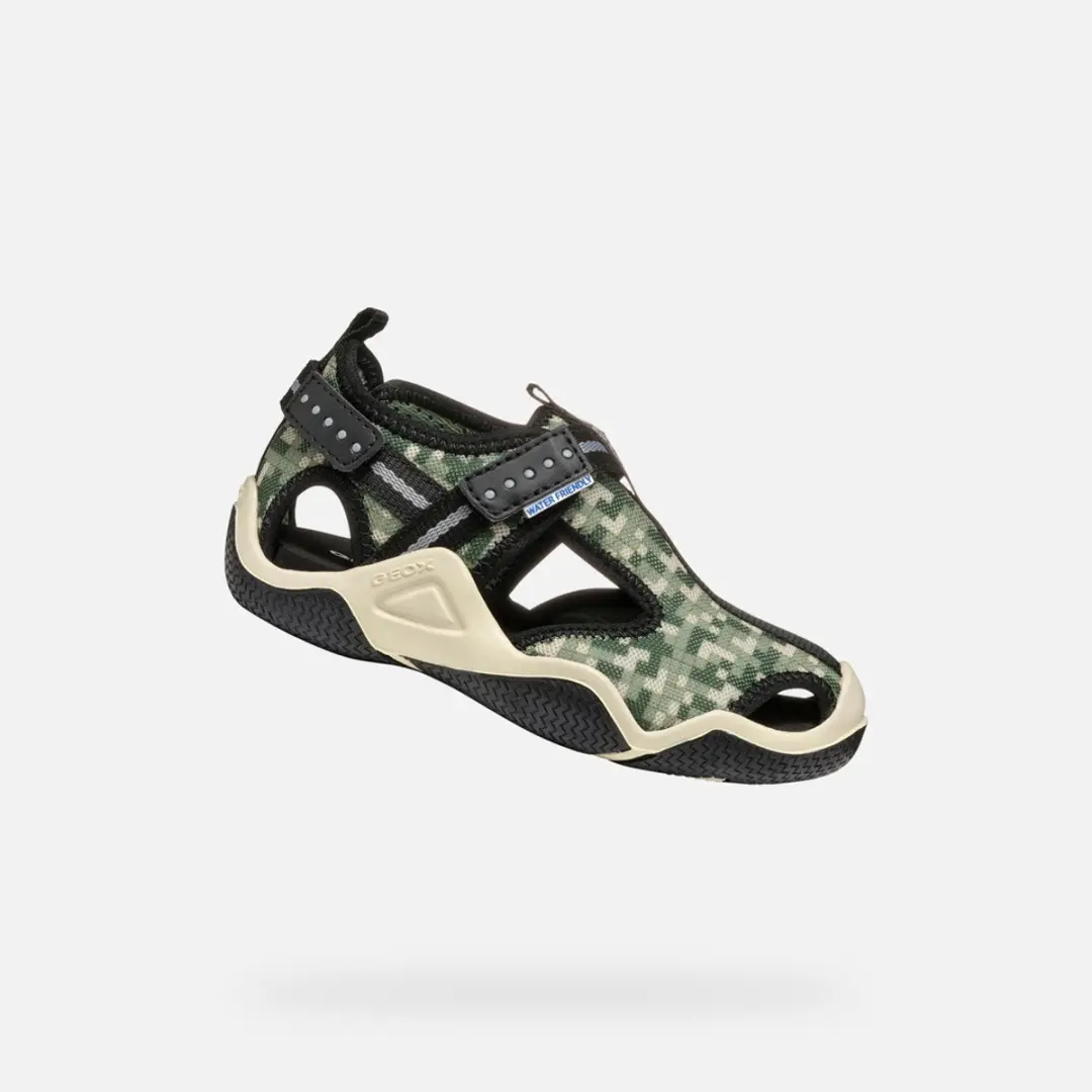 GEOX WADER JONGENS Sandalen - GROEN - Maat 29