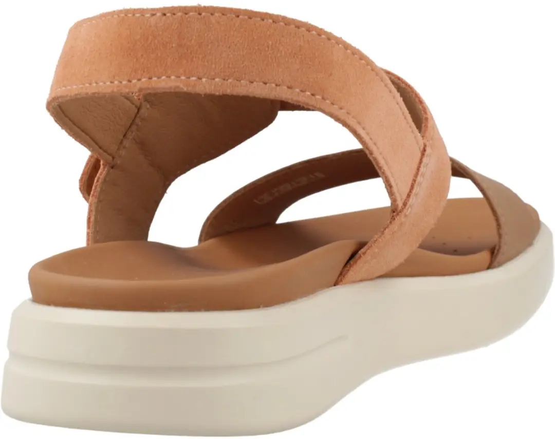 Geox XAND 2S Dames Sandalen - Maat 38 - Perzik/Beige - afbeelding 4 van 6