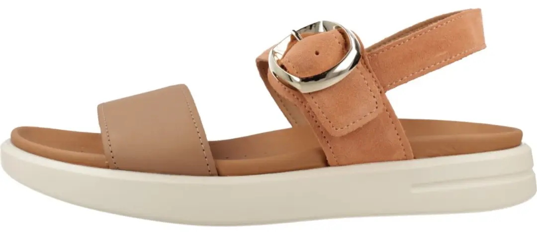 Geox XAND 2S Dames Sandalen - Maat 38 - Perzik/Beige - afbeelding 3 van 6