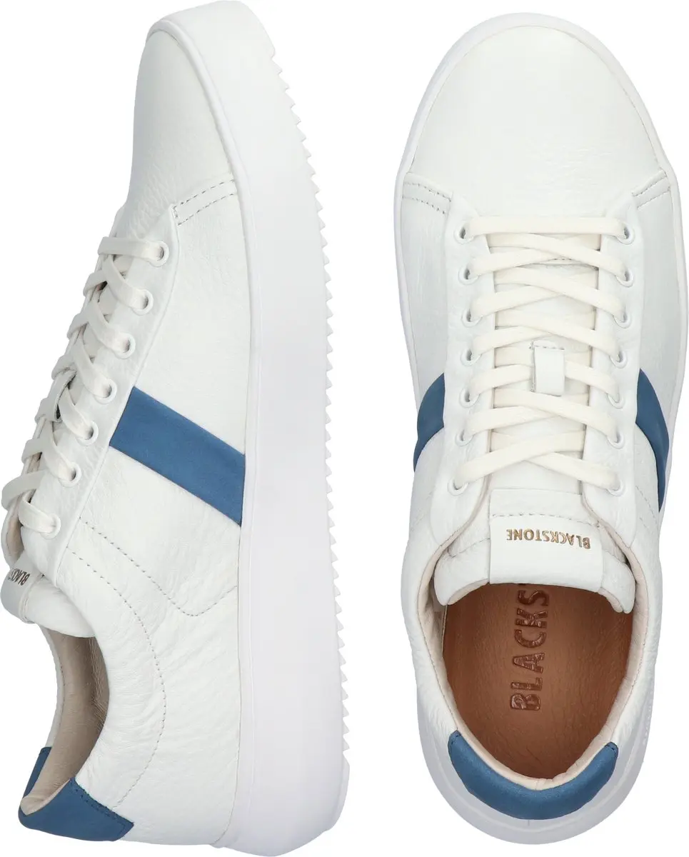 Blackstone RYDER BG172.WBAS Sneakers - Low - Heren - Wit/Blauw Grijs - 41 - afbeelding 5 van 6