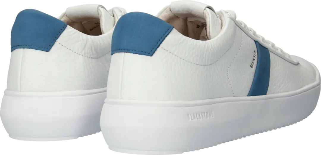 Blackstone RYDER BG172.WBAS Sneakers - Low - Heren - Wit/Blauw Grijs - 41 - afbeelding 3 van 6