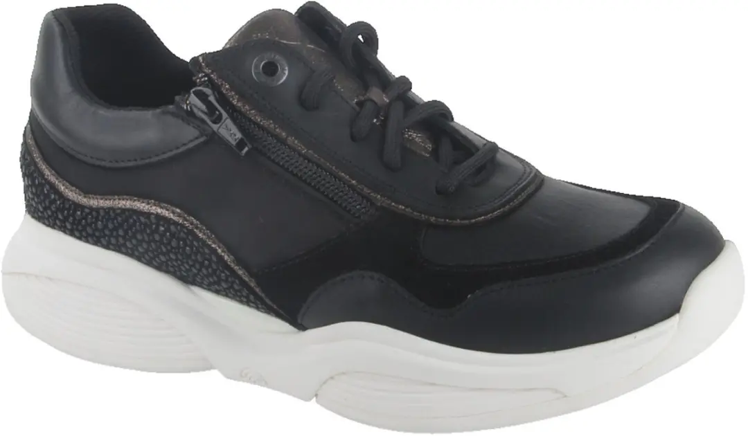 Dames Veterschoenen Xsensible Swx11 Black Zwart