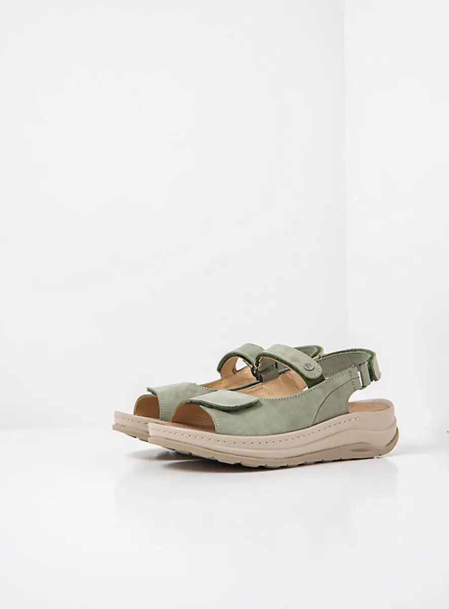 Wolky Dames Sandalen 03350 Adura - Lichtgroen - afbeelding 4 van 6