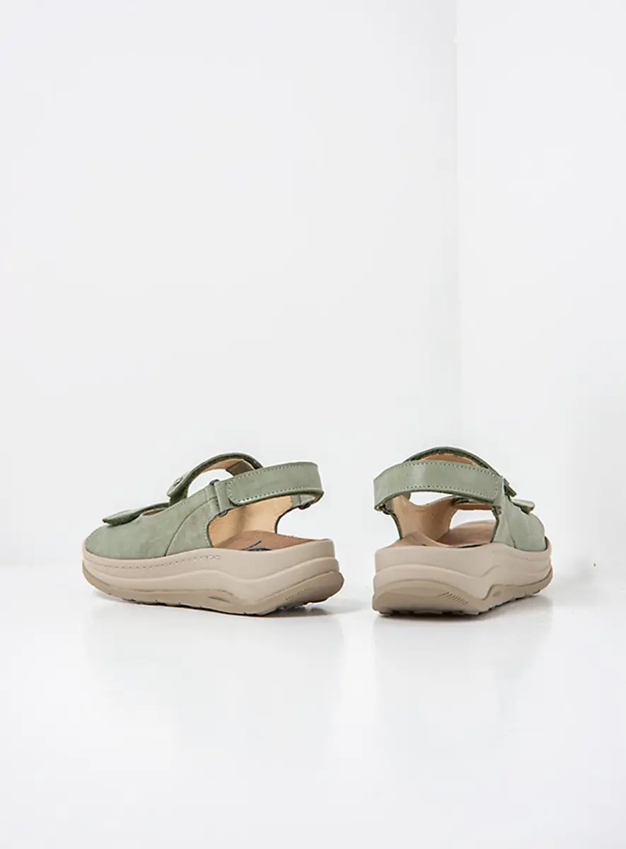 Wolky Dames Sandalen 03350 Adura - Lichtgroen - afbeelding 3 van 6