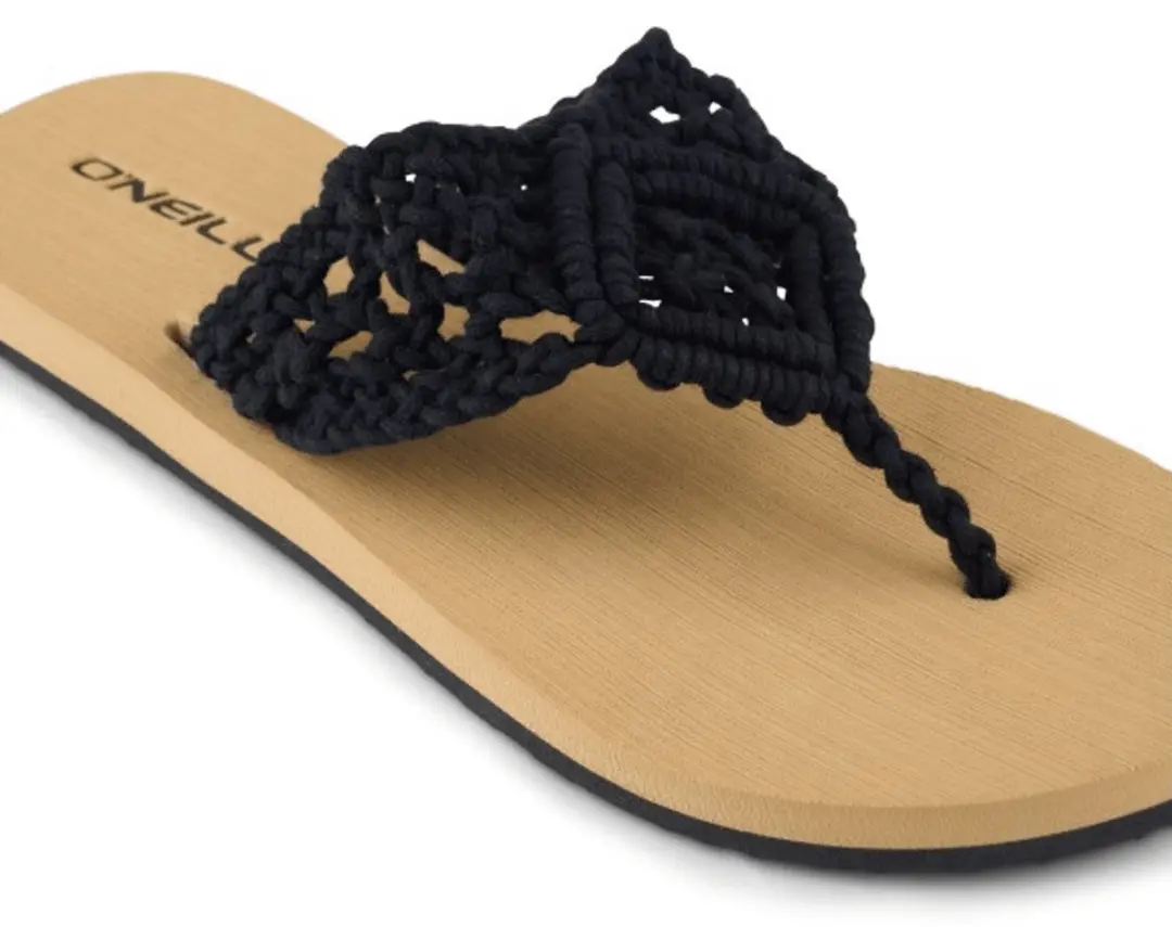 O'neill Ditsy Crochet Sandals Black Out