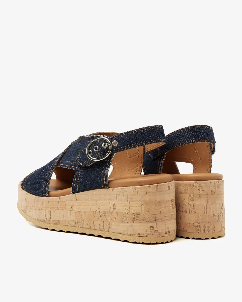 VIA VAI Capri Sandalen - Blauw - 39 - afbeelding 4 van 6