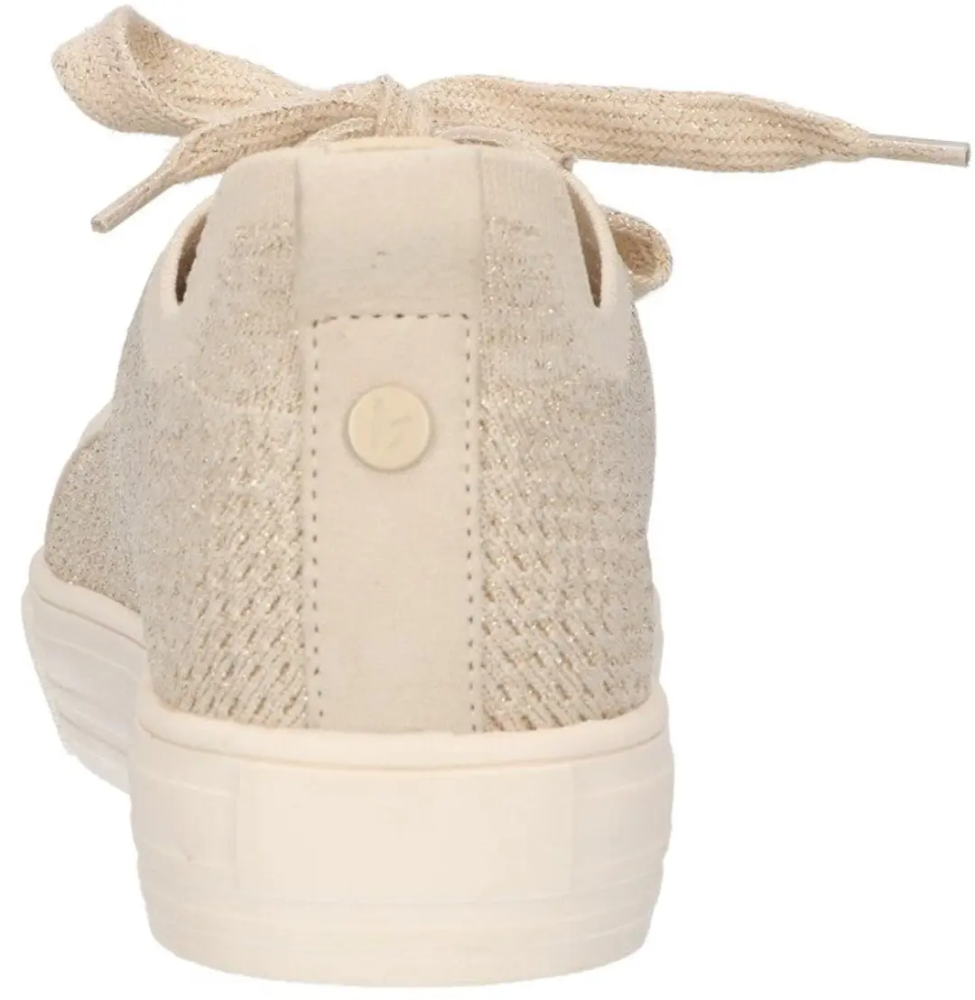 La Strada Sneaker Beige Knitted
