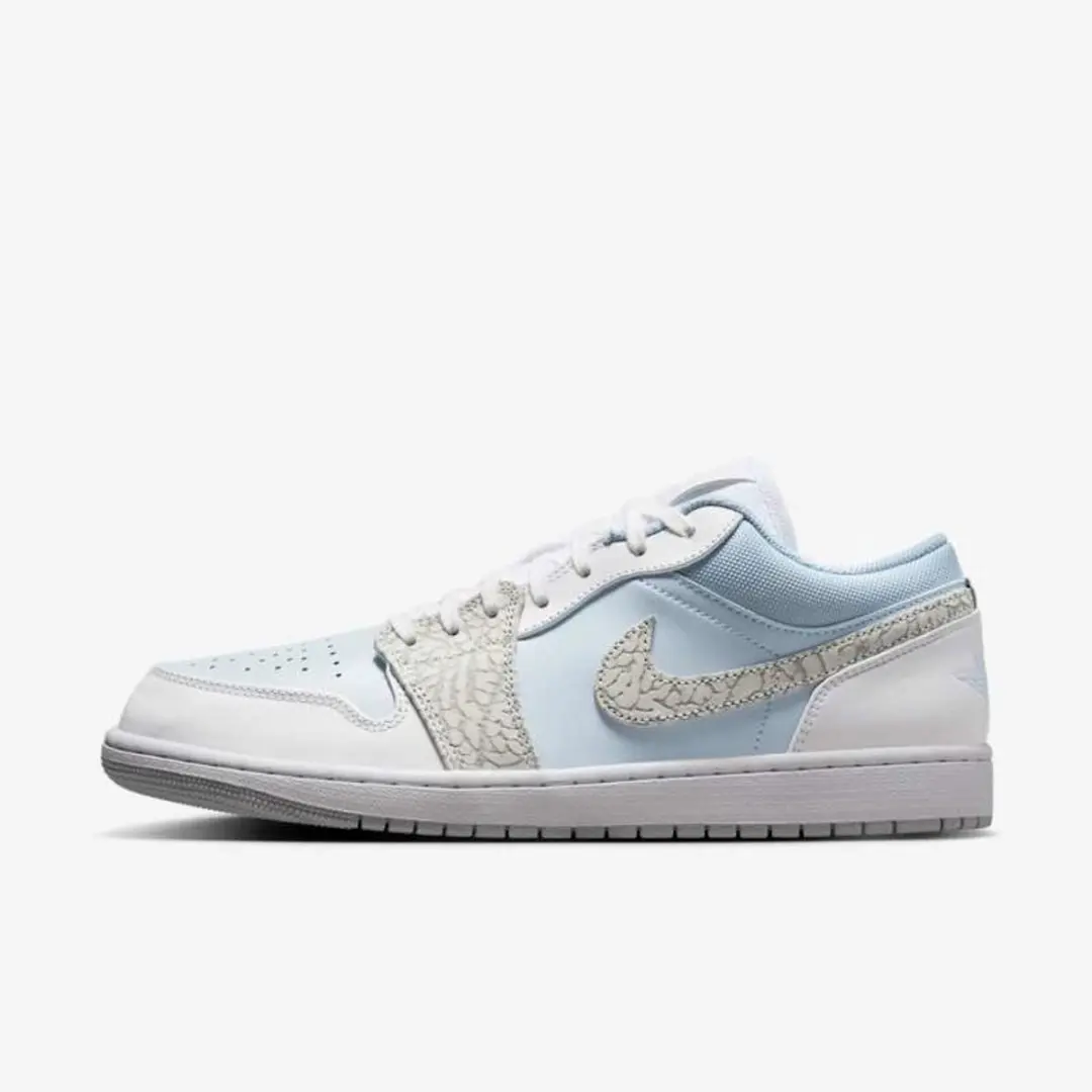 Nike Jordan 1 Low Grey Blue Elephant Maat 38