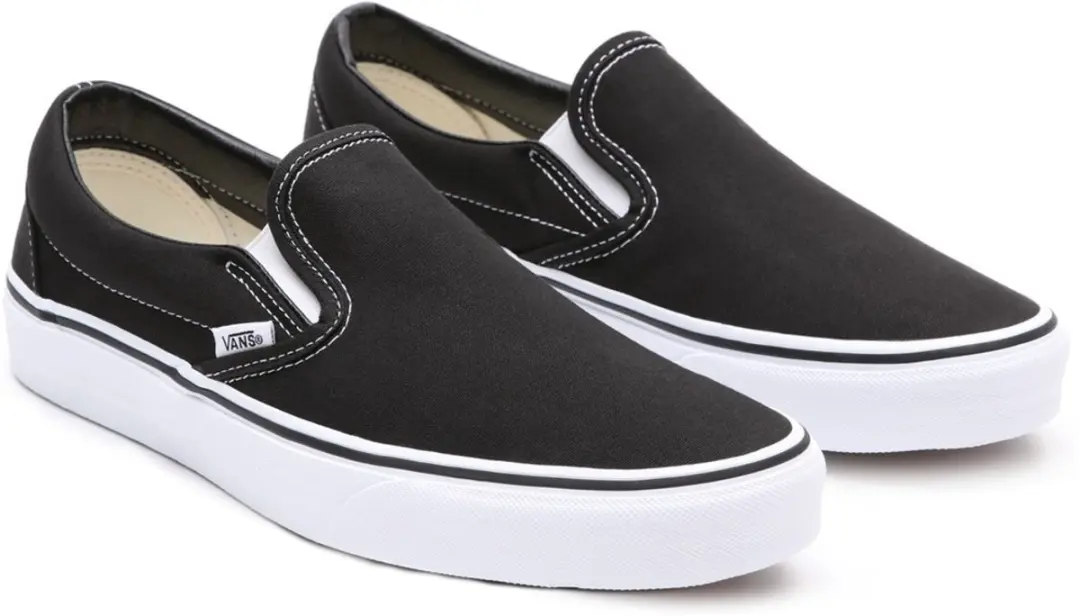 Vans UA Classic Slip-On Sneakers - 38.5 - Zwart/Wit - afbeelding 2 van 6