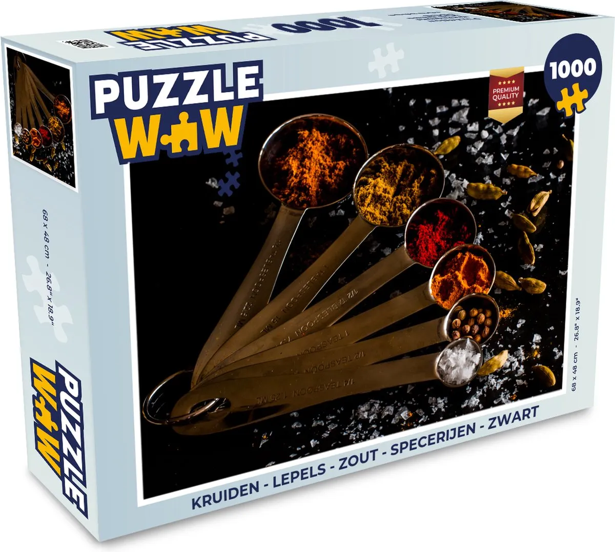 PuzzleWow Kruiden Lepels Puzzel 1000 Stuks - Multicolor