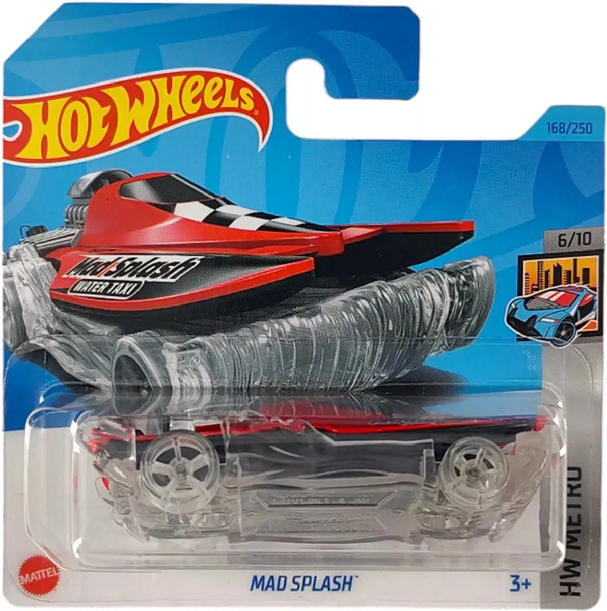 Hot Wheels Mad Splash 1:64 - 21A - Rood