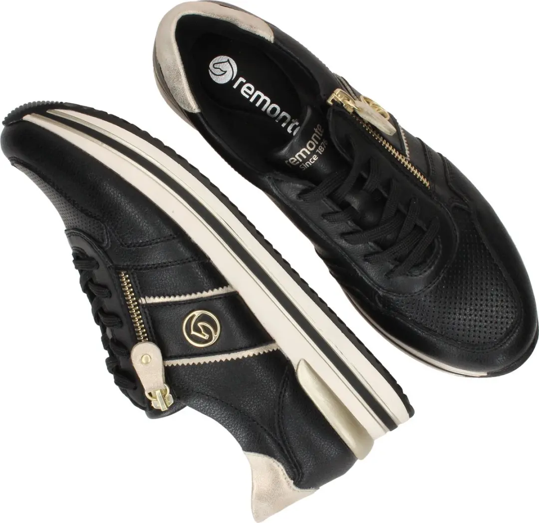 Remonte D1327 Dames Sneakers - Zwart - afbeelding 6 van 6
