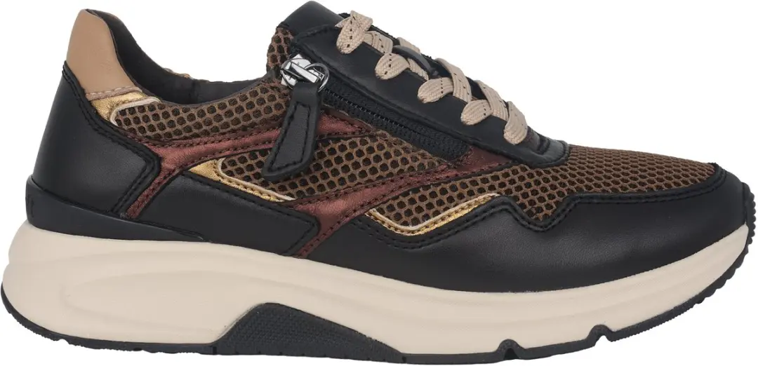 Gabor rollingsoft sensitive 56.896.43 - dames rollende wandelsneaker - Multikleur - maat 38 (EU) 5 (UK)