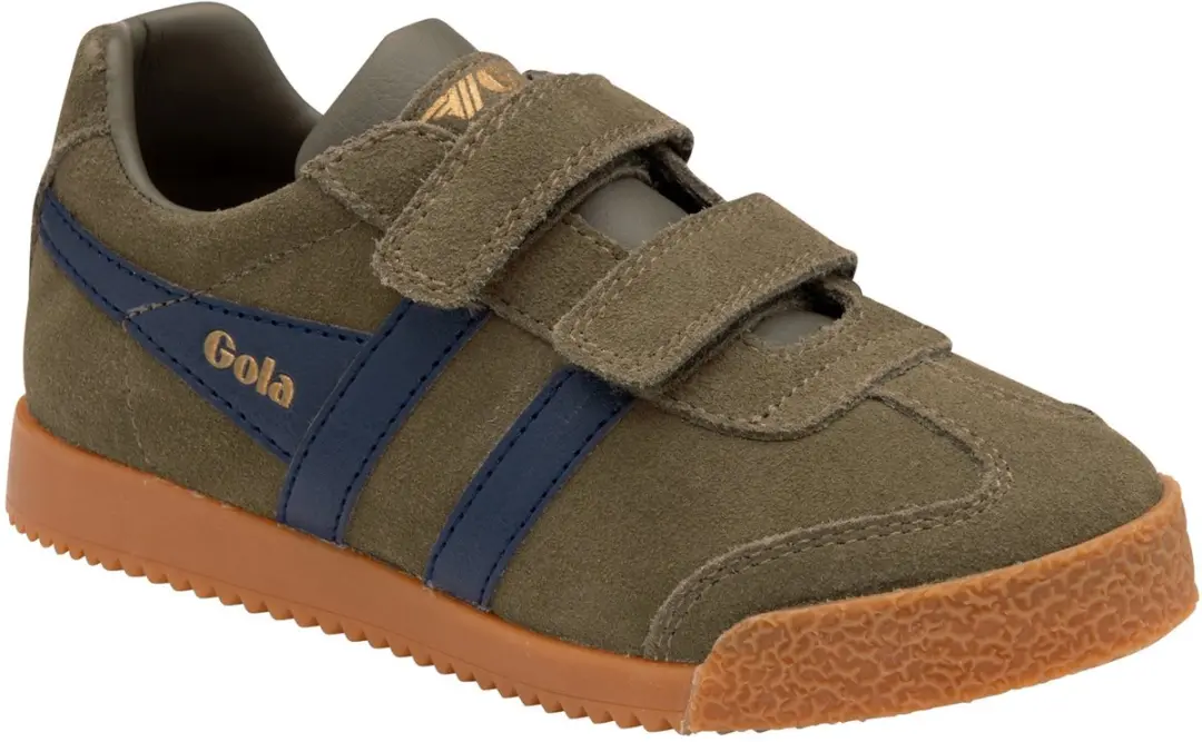 Gola Harrier Strap Sneakers 30 - Kaki-Blauw - afbeelding 3 van 5