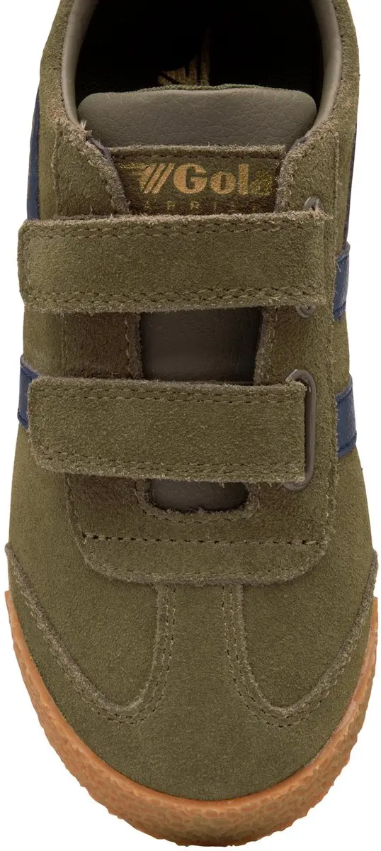 Gola Harrier Strap Sneakers 30 - Kaki-Blauw - afbeelding 2 van 5