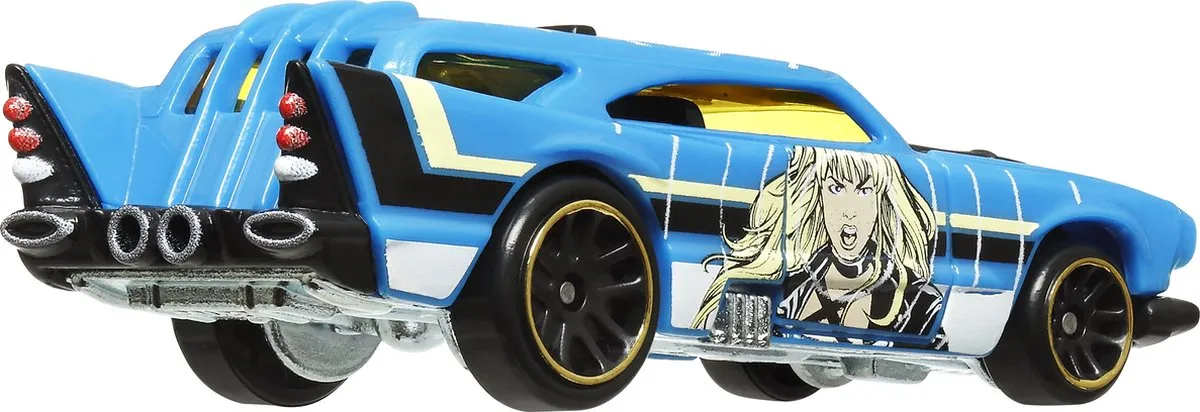 Hot Wheels HRW34 Auto - Zwart/Blauw/Geel - afbeelding 6 van 6