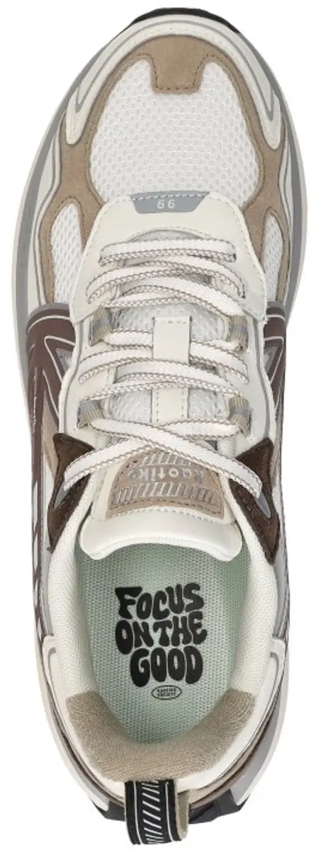 Kaotiko Vancouver Tech Sneakers Laag - gebroken wit - Maat 43 - afbeelding 5 van 6