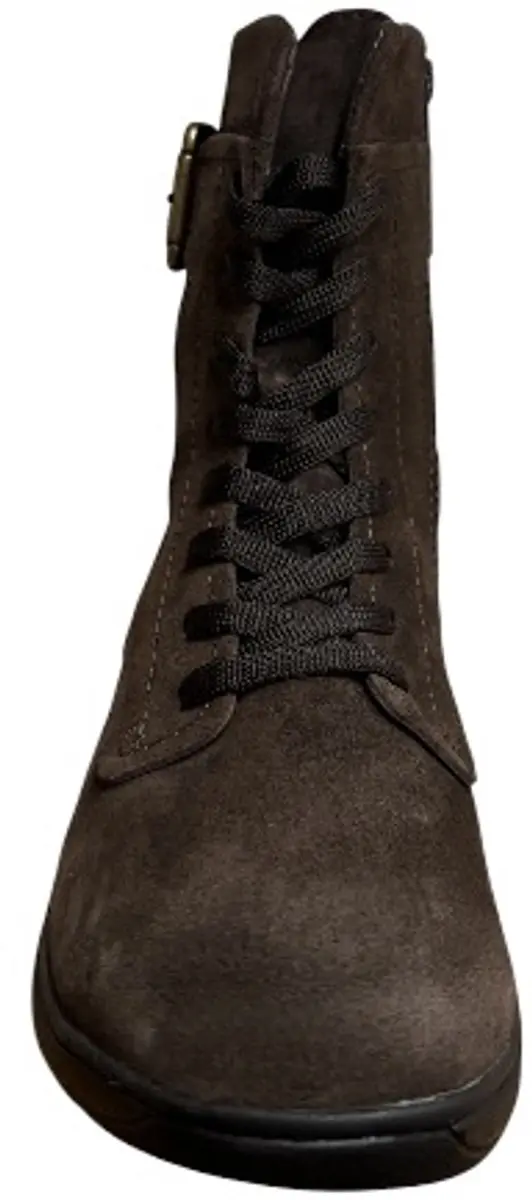 Xsensible Aurora 30232.5 Suede Gesp Vtr Rits 23661 5 - Donkerbruin - Maat 36