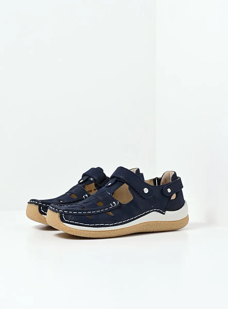 Wolky Dames Esperanza Comfortschoenen - 37 - Jeansblauw - afbeelding 5 van 6