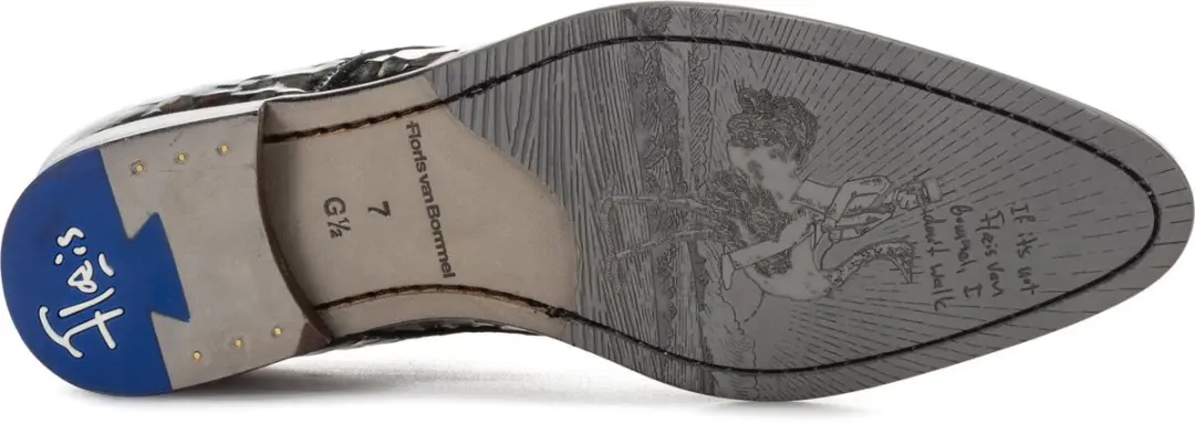 Floris van Bommel DE STAPPER 63.04 Herenschoenen - Metallics - afbeelding 6 van 6