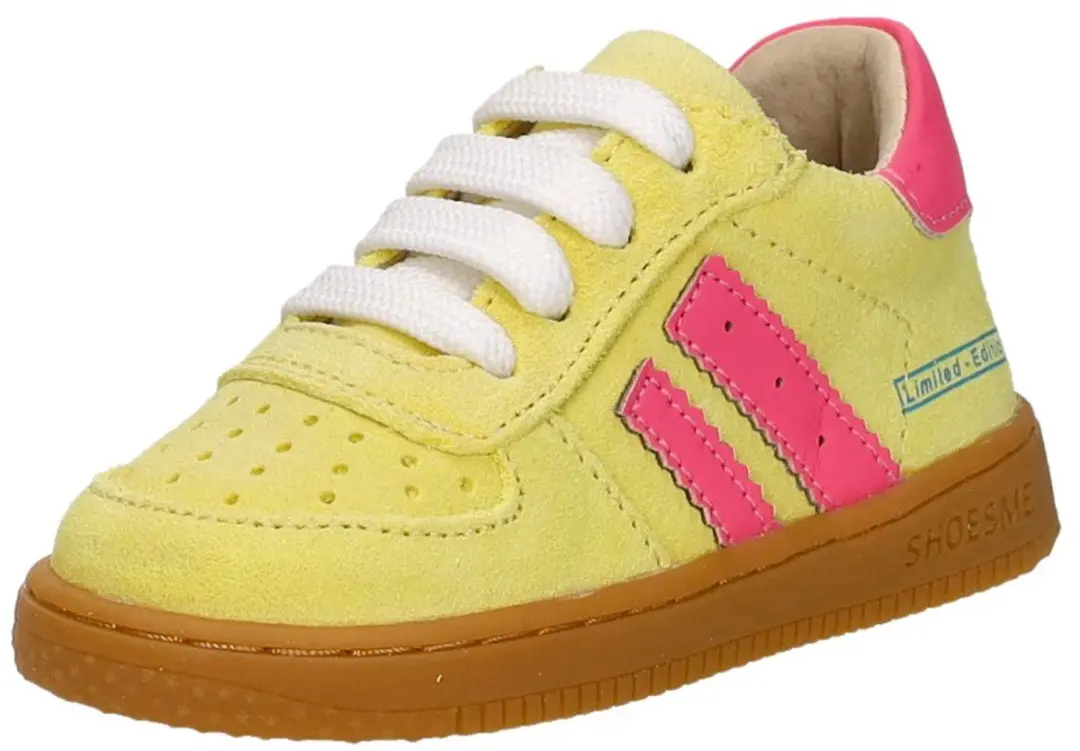 Shoesme Extreme Flex Sneakers - Yellow Pink - Maat 20 - afbeelding 5 van 6