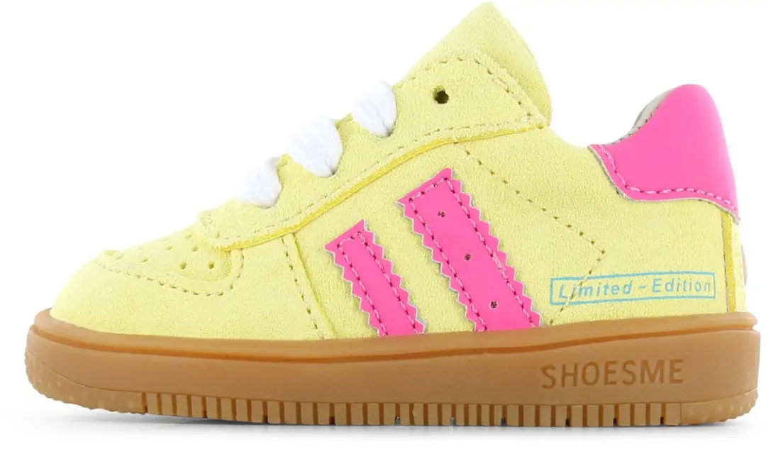 Shoesme Extreme Flex Sneakers - Yellow Pink - Maat 20 - afbeelding 2 van 6
