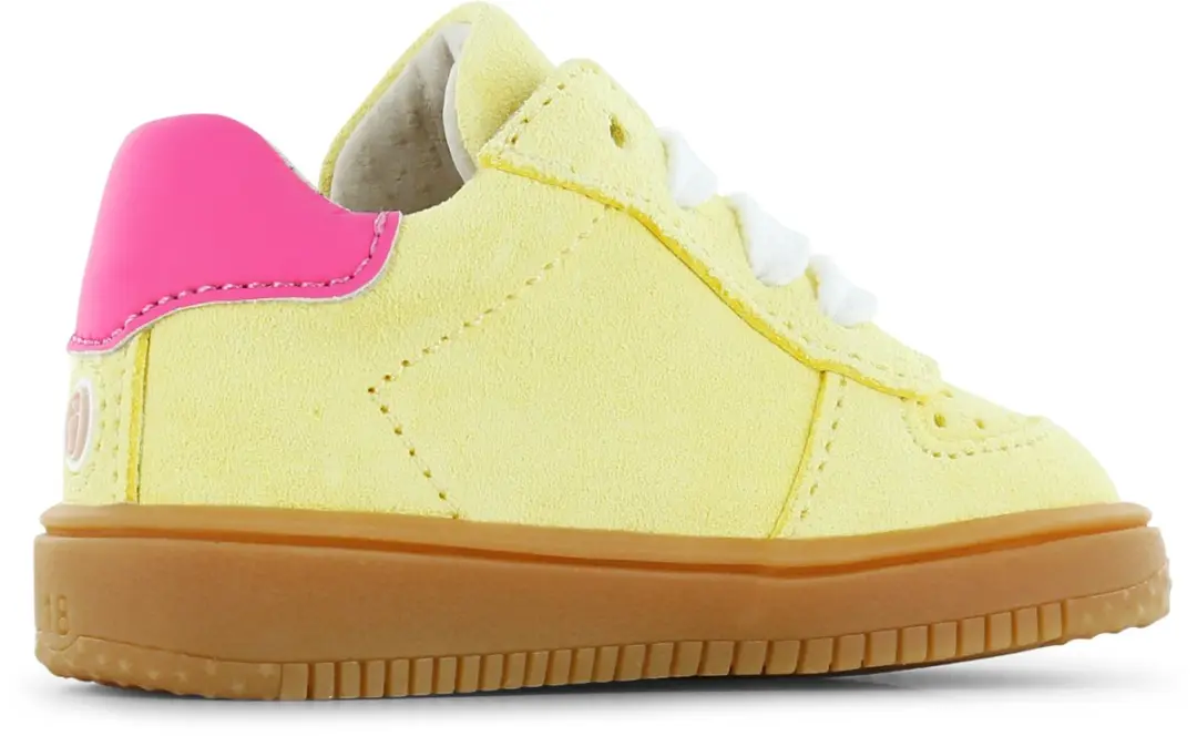 Shoesme Extreme Flex Sneakers - Yellow Pink - Maat 20 - afbeelding 4 van 6