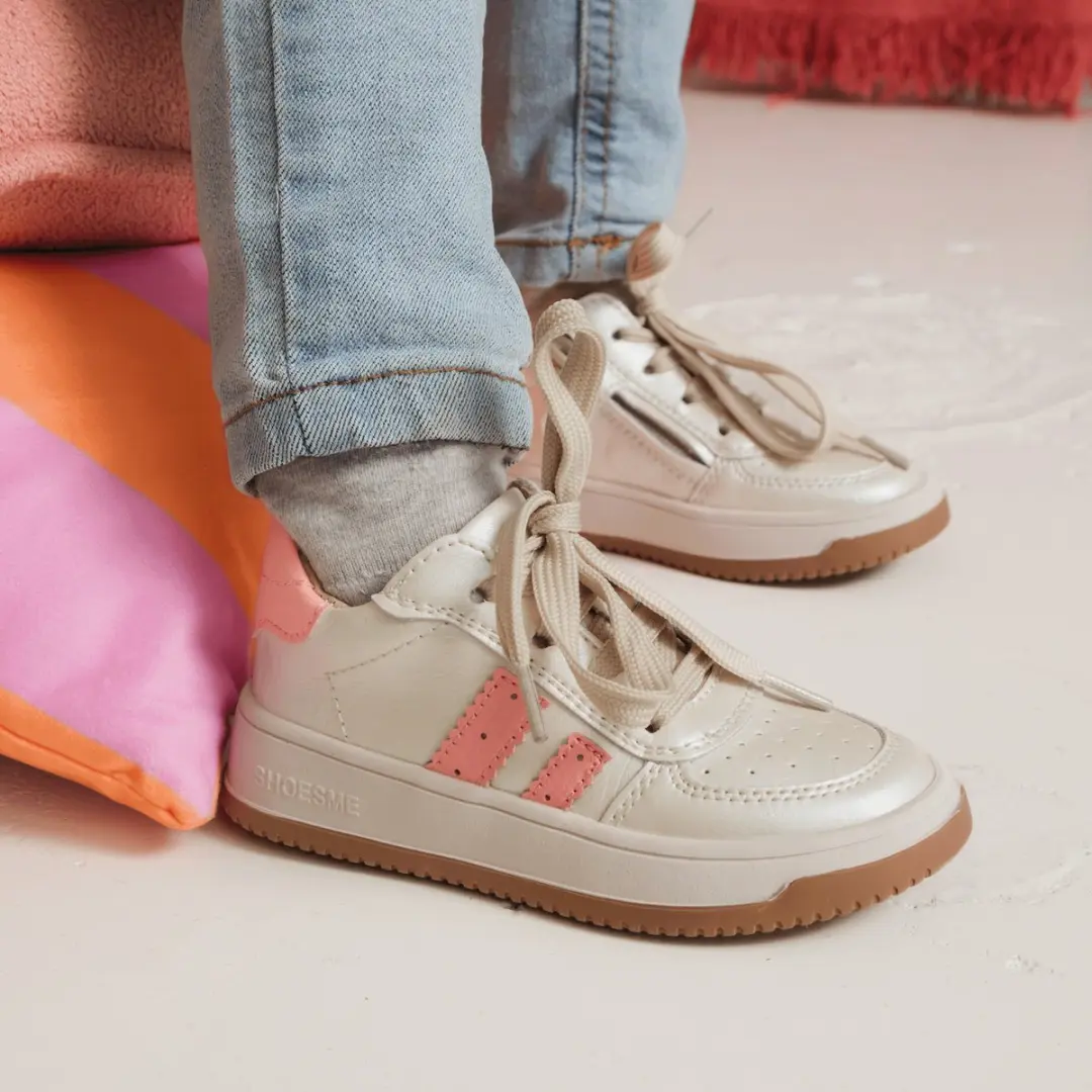 Shoesme Metallic Gouden Sneaker Meisjes - Microfiber Leer - Maat 26 - afbeelding 6 van 6