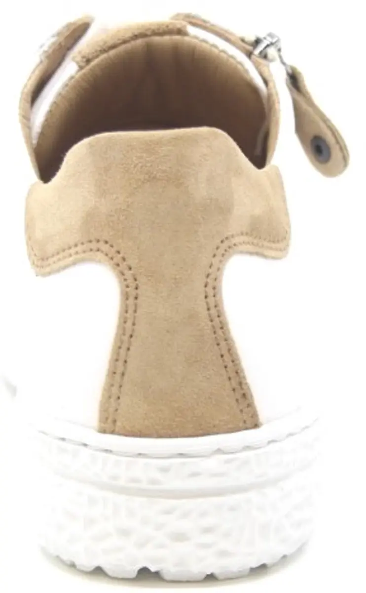 Hartjes Veterschoenen - Wit/Cognac - afbeelding 4 van 6