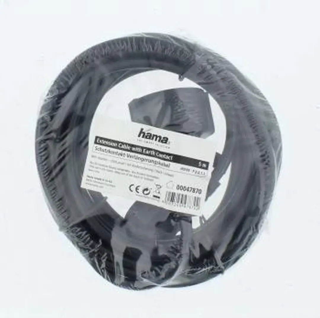 Hama SCHUKO Verlengkabel Profi 5m - 3500W - 3 Aderen - Kleurenmix - afbeelding 5 van 6