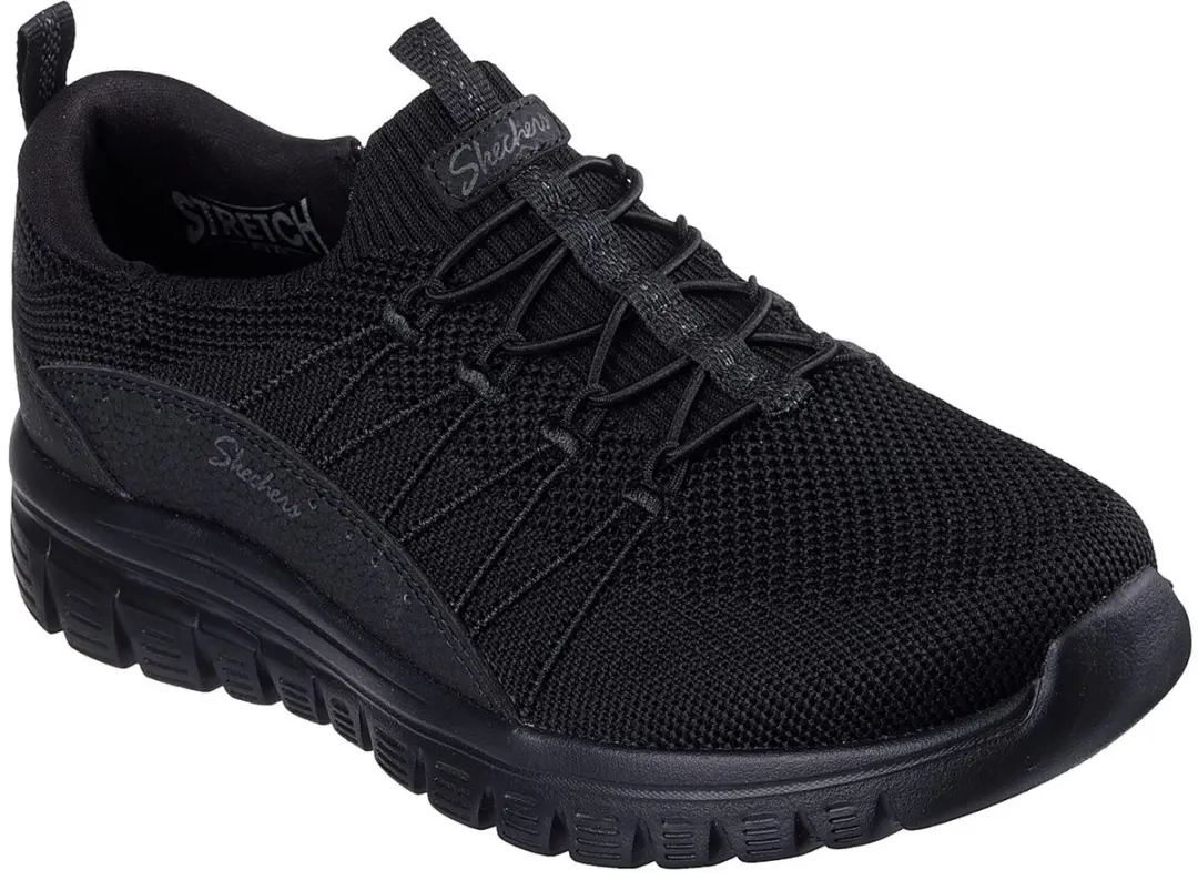 Skechers Sport Womens GRACEFUL PICTURE PERFEKT Sneakers Damesschoenen 100702 BBK