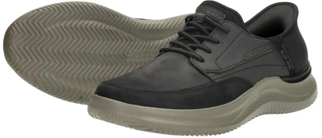Skechers Hasting Rory Heren Instappers - Zwart 44 - afbeelding 6 van 6