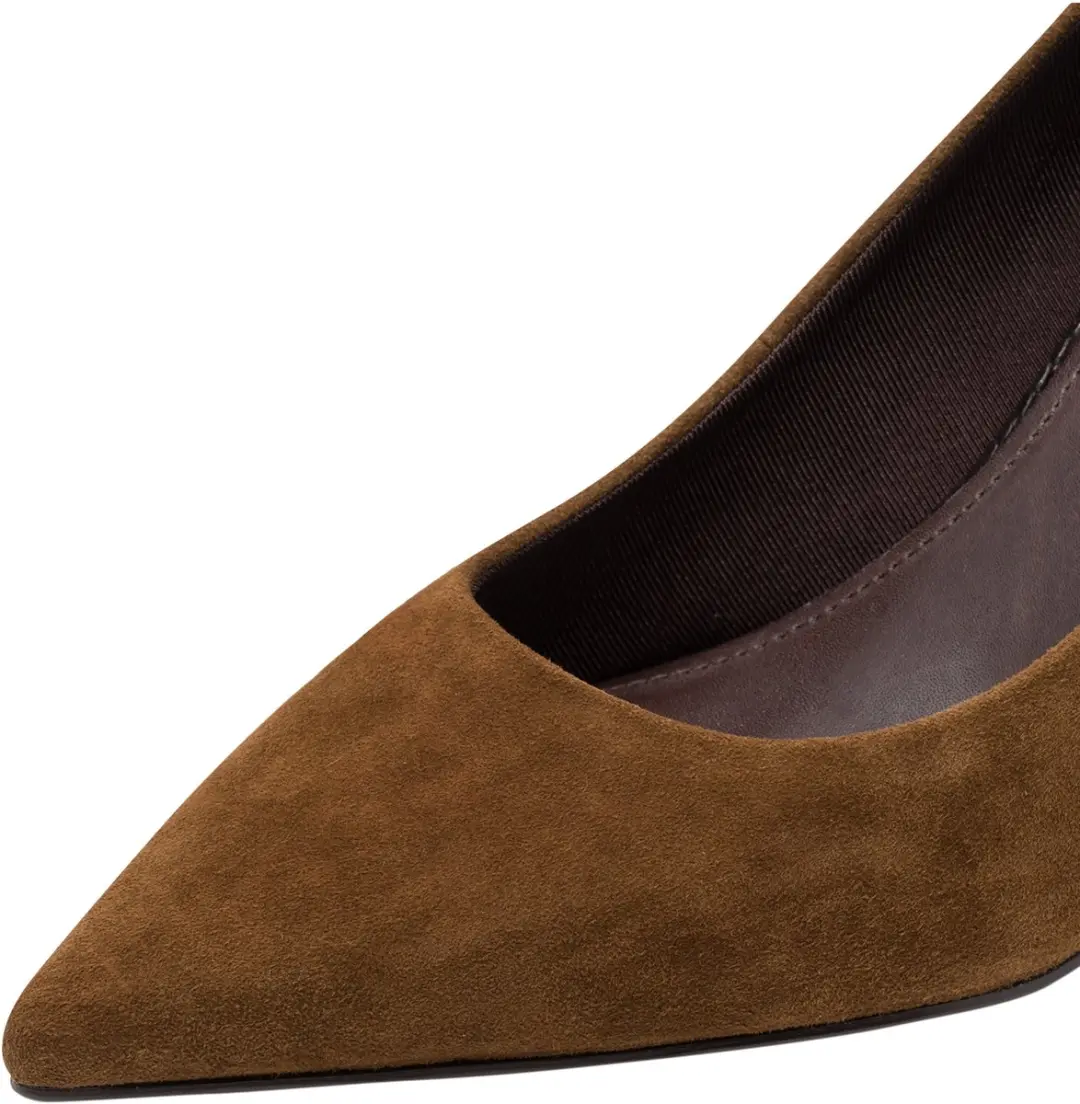 Escarpin à Talon en cuir