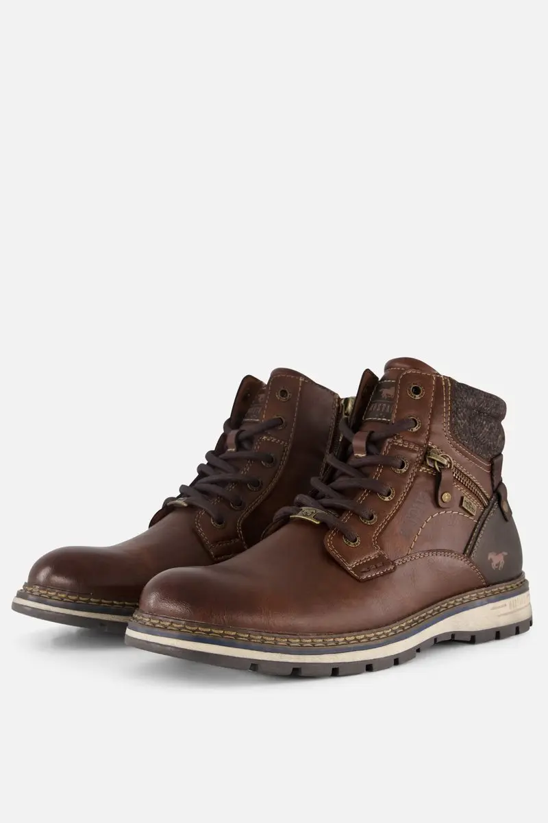Mustang Veterboots cognac Pu