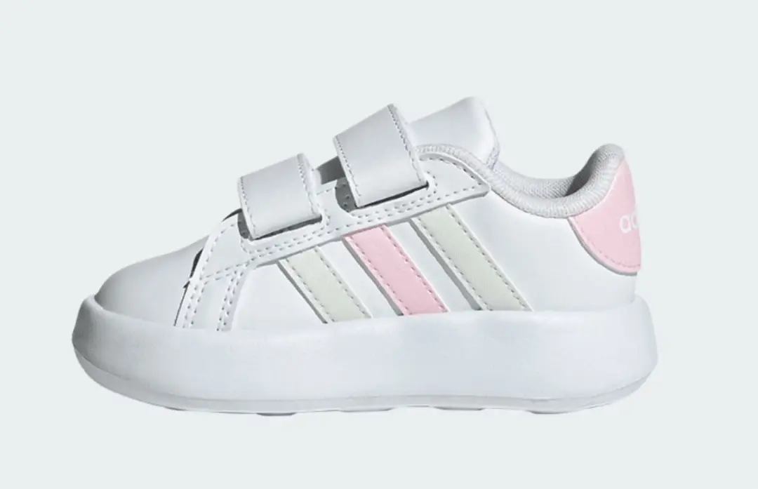 Adidas Meisjes Sneaker Grand Court 2.0 Cf Wit/pastel