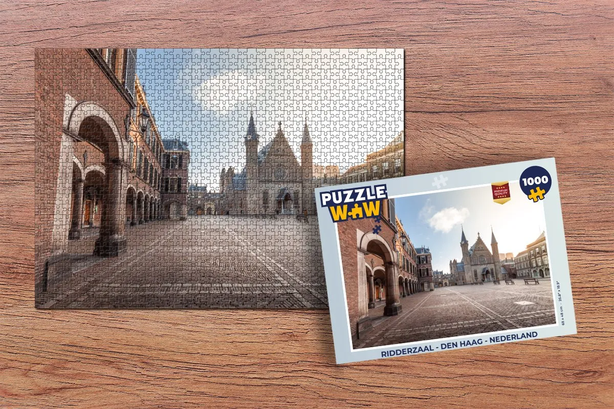 PuzzleWow Ridderzaal Legpuzzel 1000 Stuks - Multicolor