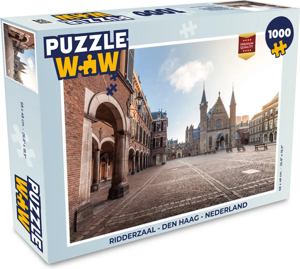 PuzzleWow Ridderzaal Legpuzzel 1000 Stuks - Multicolor