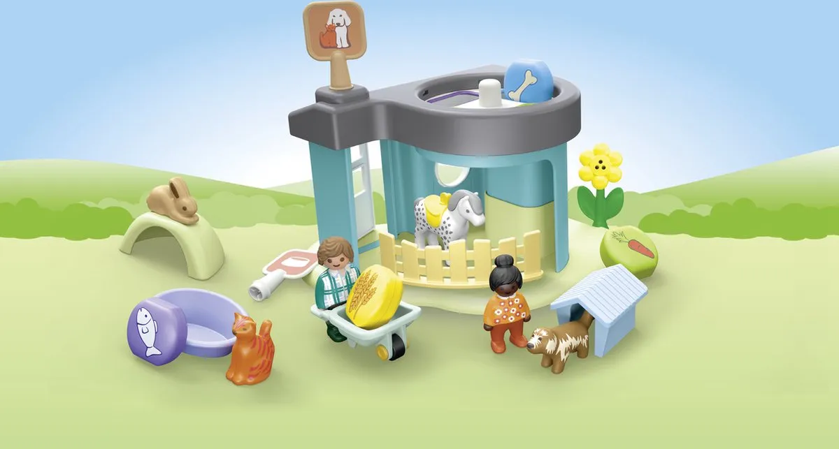 Playmobil Junior Dierenpension 71690 - Multicolor