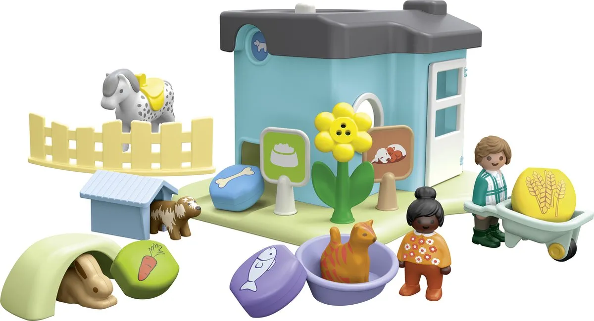 Playmobil Junior Dierenpension 71690 - Multicolor
