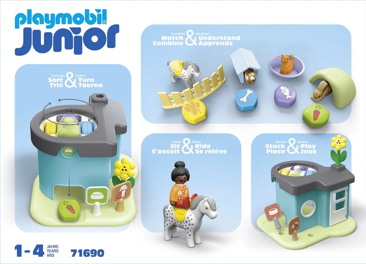 Playmobil Junior Dierenpension 71690 - Multicolor - afbeelding 6 van 6