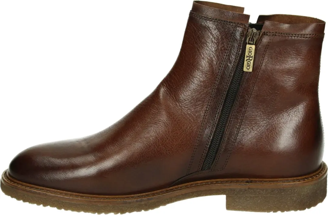 Giorgio Palio 3640902 Heren Enkellaarzen - Cognac - Maat 46 - afbeelding 3 van 4