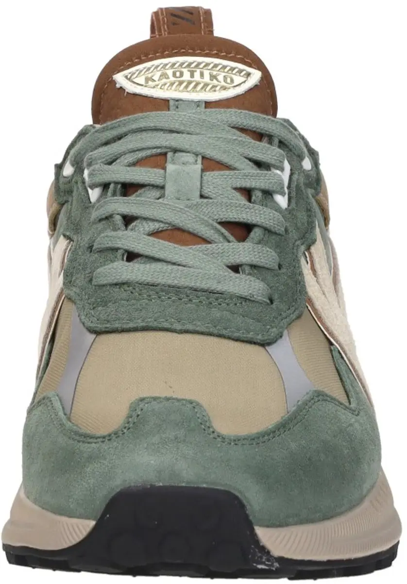 Kaotiko Vancoouver Artisan Sneakers - Maat 41 - Groen - afbeelding 3 van 6