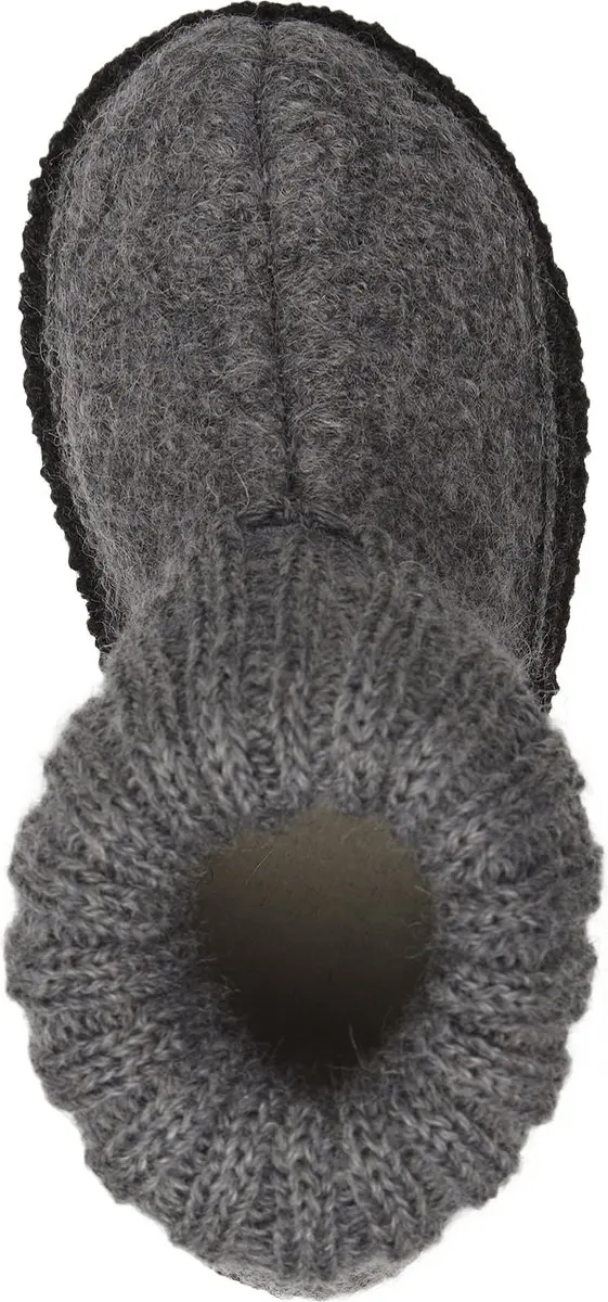 Bergstein Cozy Pantoffels - Zuiver scheerwol - Grijs - afbeelding 5 van 6