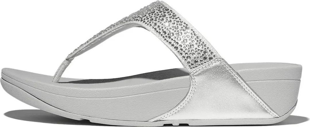 FitFlop Dames teenslippers Lulu Crystal-Mix teenslippers met teenband JE3